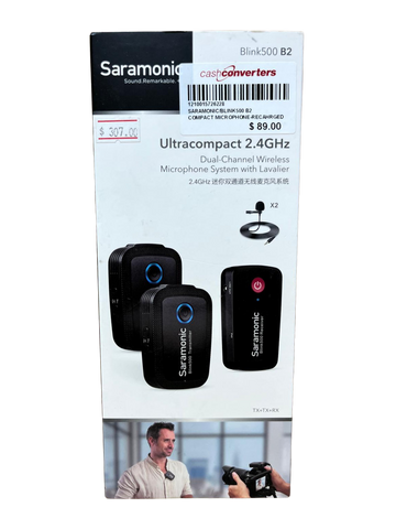 Saramonic Blink500 B2 2.4G Wireless Kit Microphone System